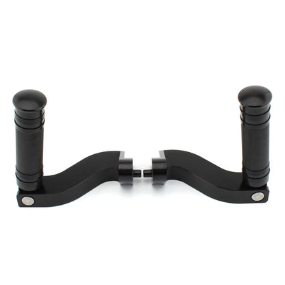 Rear Passenger Foot Pegs for Harley Touring (1993-2023) Black