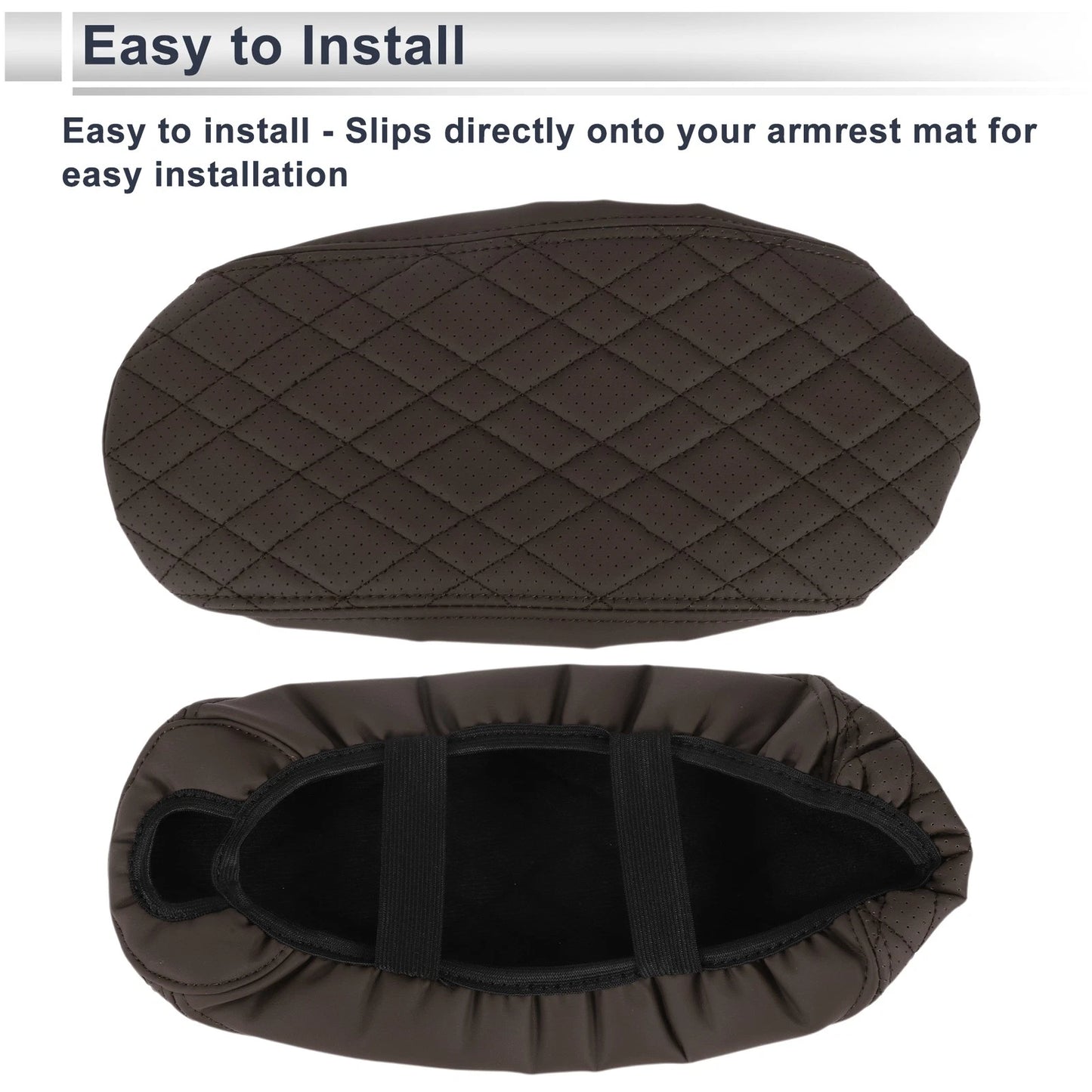 Car Center Console Cover for BMW 1 Series Deep Brown (2012-2018) 1 x Pc