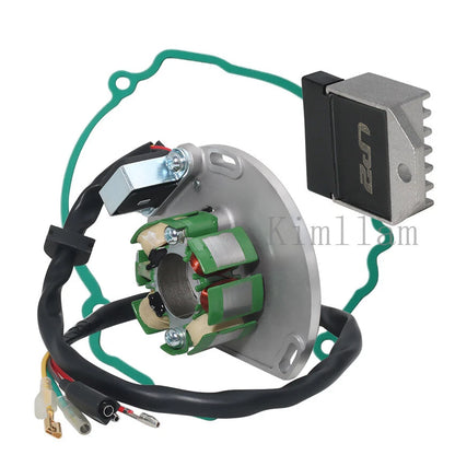Stator Coil, Regulator, Gasket for KTM 125 200 MXC 2000-2003, SX EXC 2000-2004