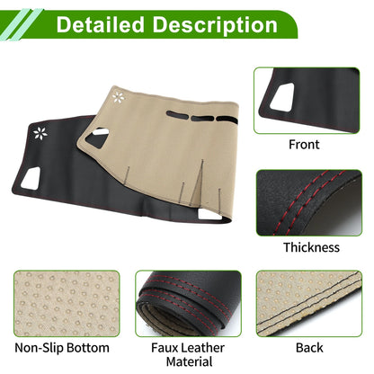Dashboard Cover Mat for Mazda BT50 2007-2023 Black Red