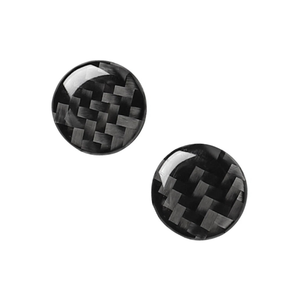 Carbon Fiber AC Switch Button Cover Trim for Audi A6 A7 (2012-2018)