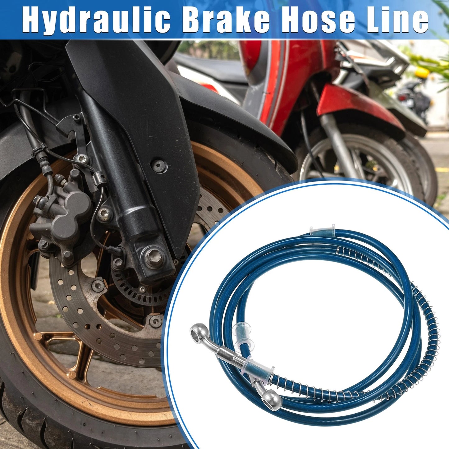 Brake Hose Line 220cm 10mm for Motorcycle
