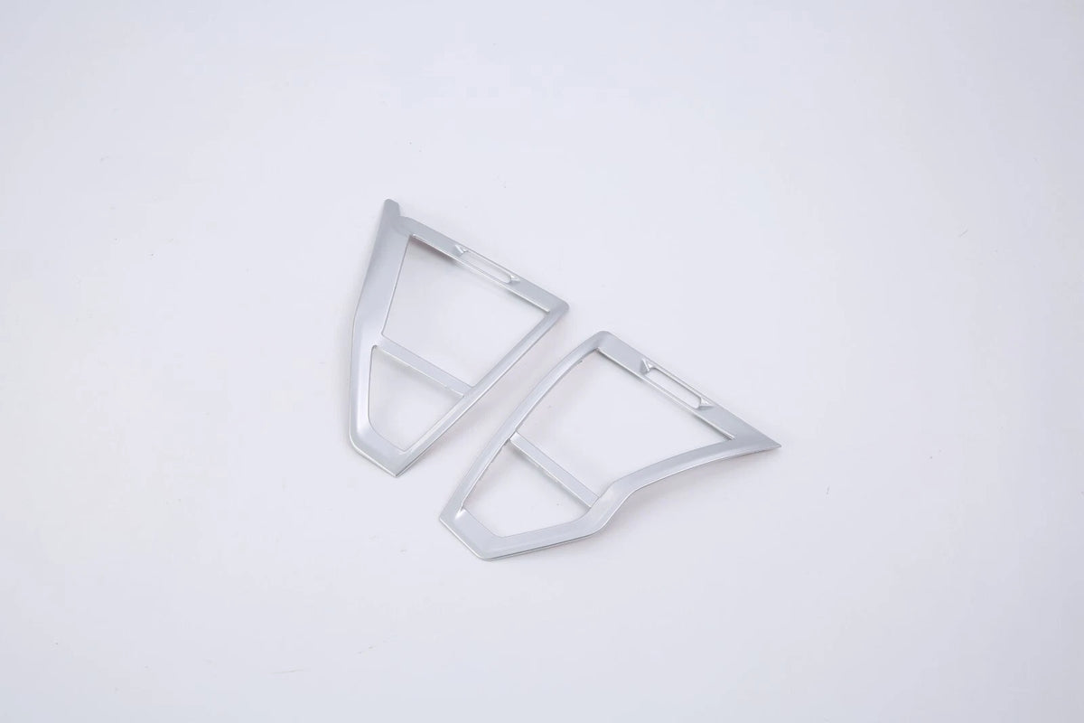 Matte Silver Front Side Air Vent Outlet Lid Cover Trim for BMW X3 2018-2021