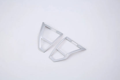 Matte Silver Front Side Air Vent Outlet Lid Cover Trim for BMW X3 2018-2021