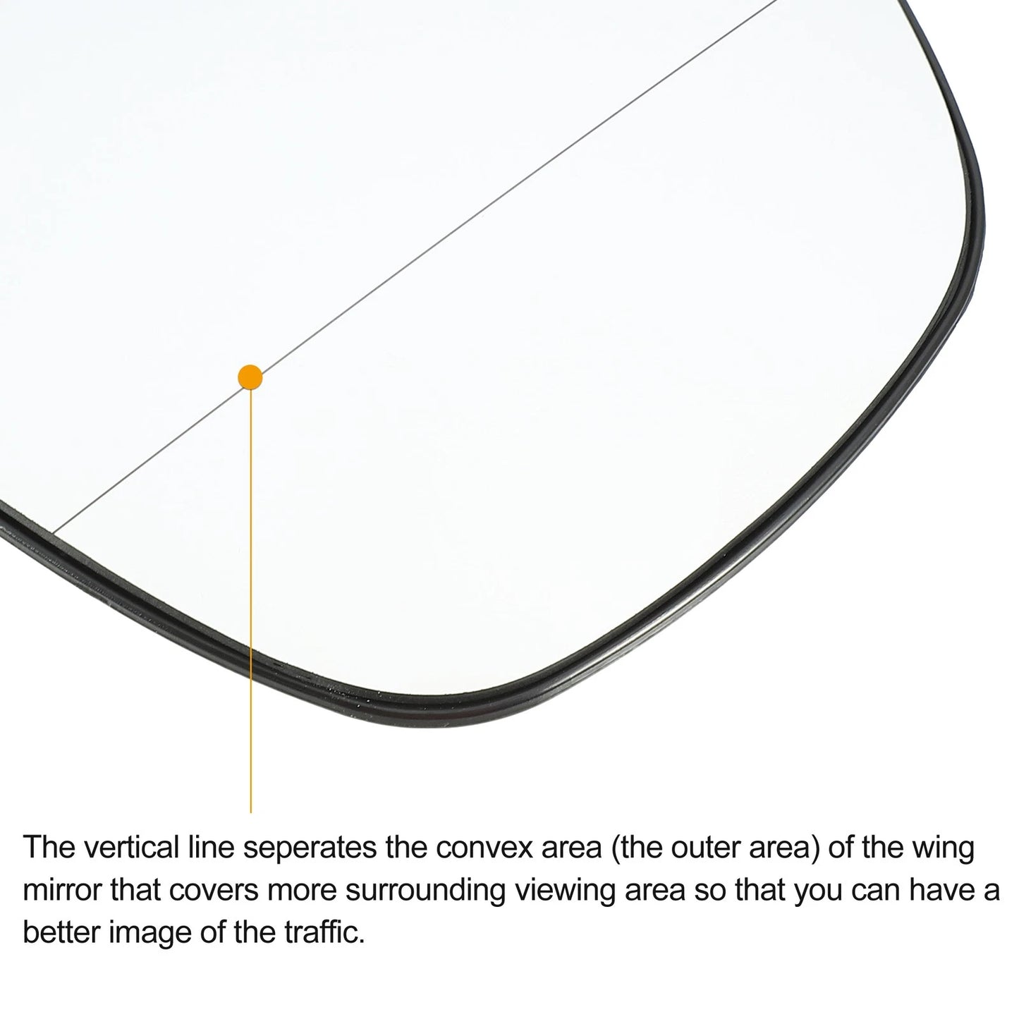 Car Mirror Glass Replacement for BMW X5 X6 (2007-2013) - 1 Pair