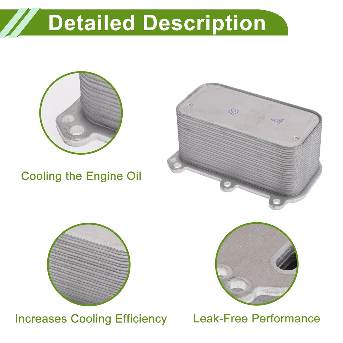 Engine Oil Cooler for Mercedes-Benz GLC300 (2016-2023) - 1 x Trans Cooler