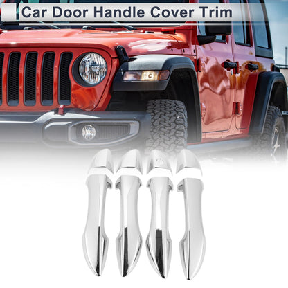 Door Handle Cover for Toyota Corolla 2014-2018 Tailgate Handle Cover Silver