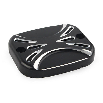 CNC Front Brake Reservoir Master Cylinder Cover for Harley Road King, Softail