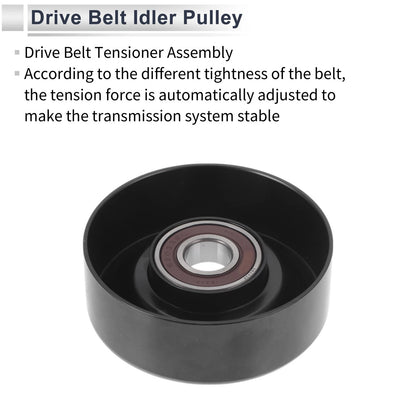 Drive Belt Idler Pulley for Toyota Tundra (1999-2006) Black 1 Pcs