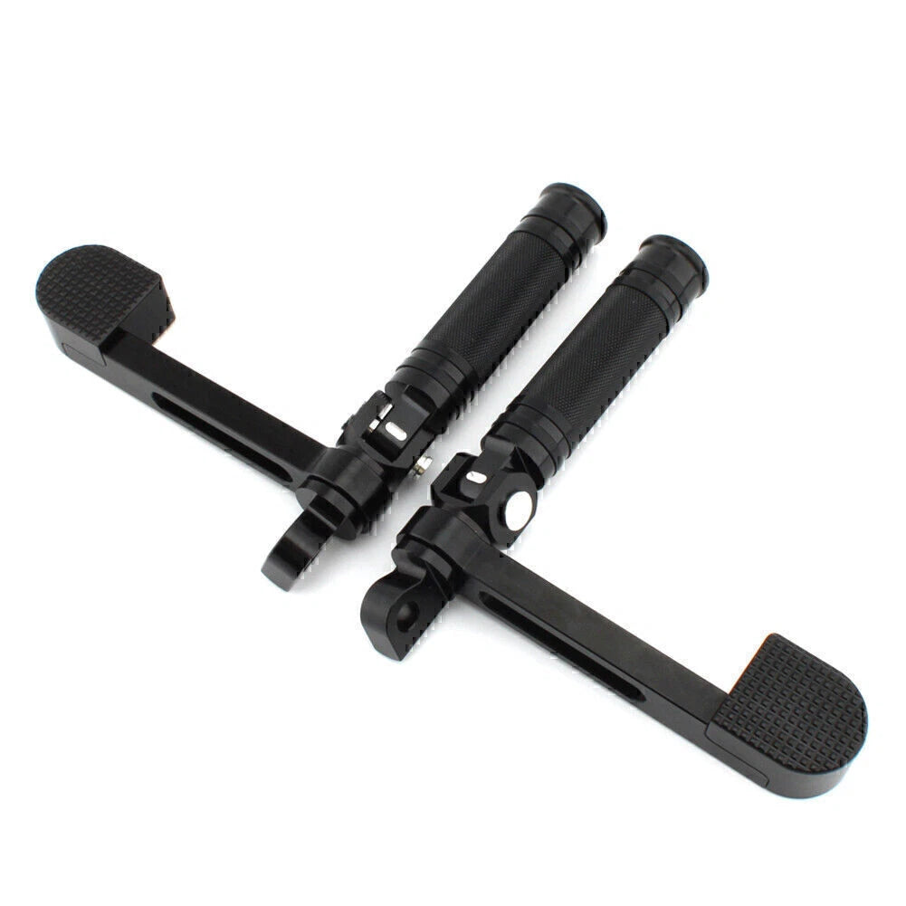 Stirrup Heel Foot Rest Pegs for Harley Sportster XL 883 1200 Softail FXWG FXR
