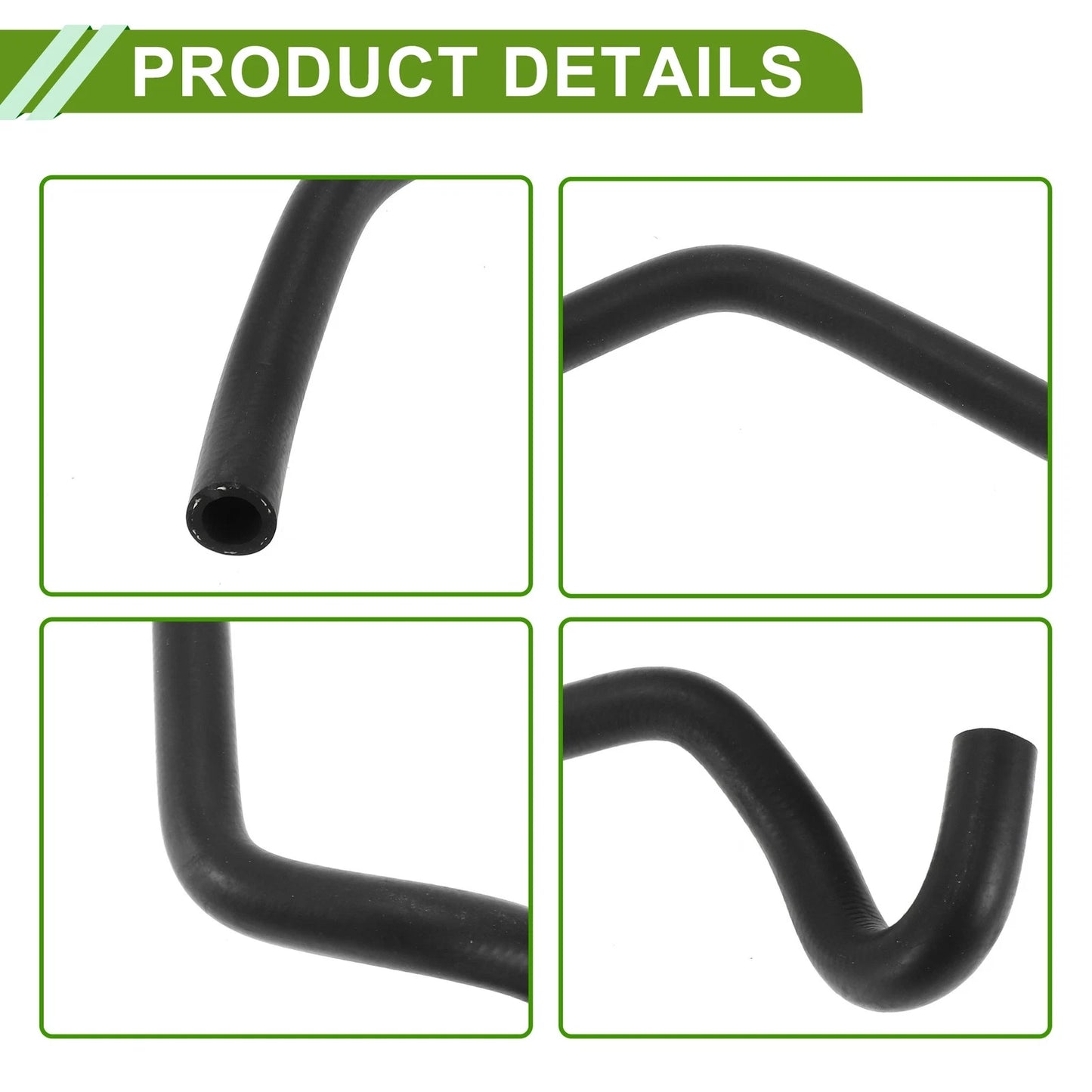 Heater Hose for Toyota Camry 1994-1996 Rubber Black 1 x Piece