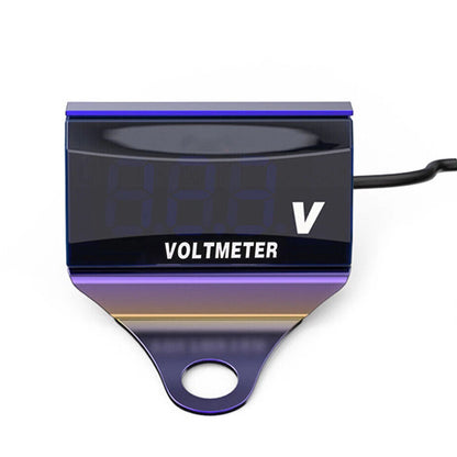 Digital LED Volt Meter Waterproof Voltage Gauge for Universal Applications