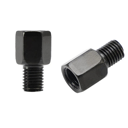 2x Motorcycle Scooter Mirror Adapter M10 Left to Right Hand Thread