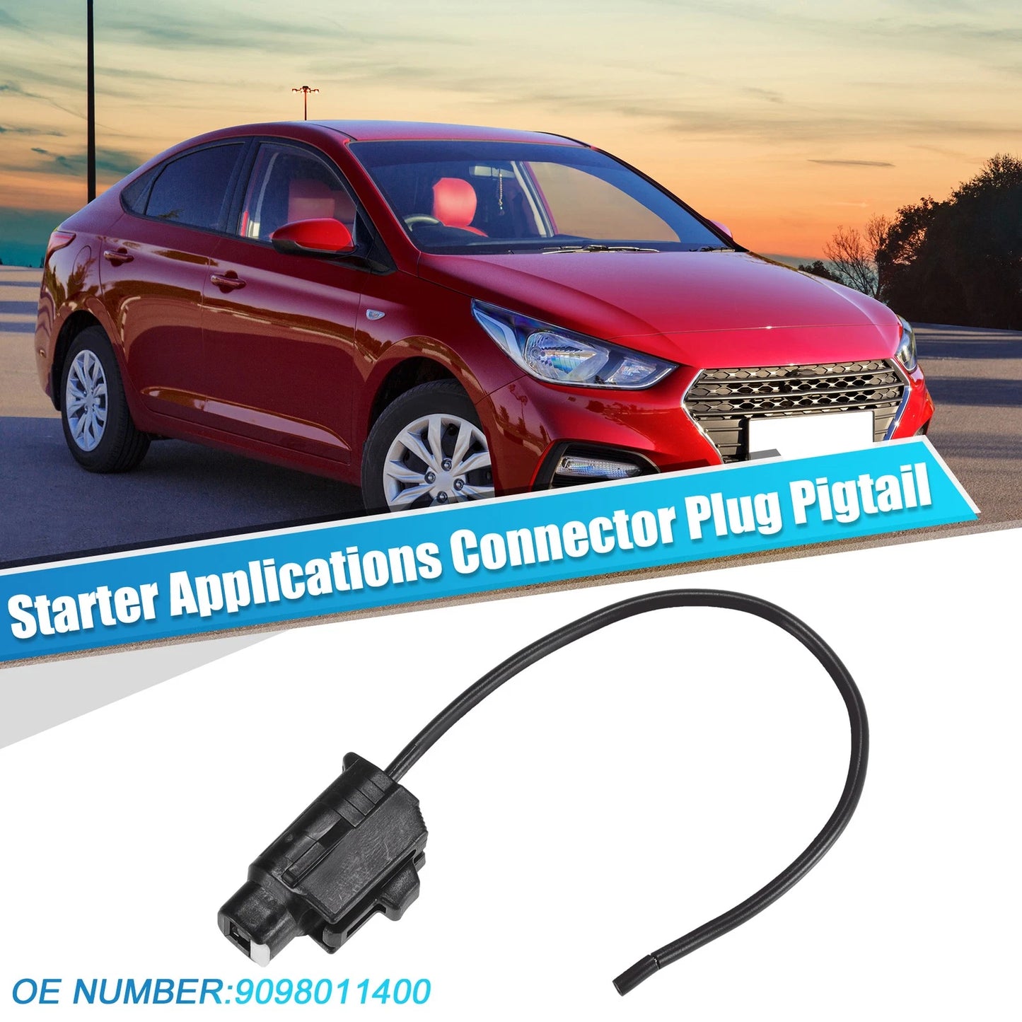 Starter Connector Plug Pigtail for Toyota Venza (2009-2015)