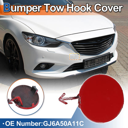 Front Left Tow Hook Cover for Mazda 6 (2003-2005) - Red