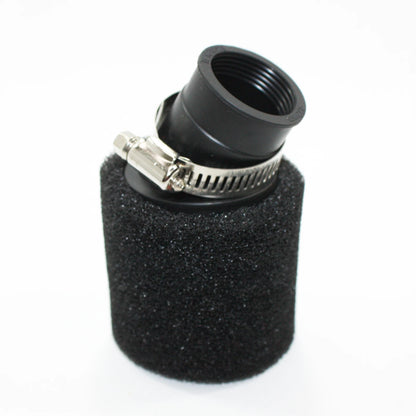 32mm Black Angle Bent Foam Air Filter Pod for PIT Quad Dirt Bike ATV