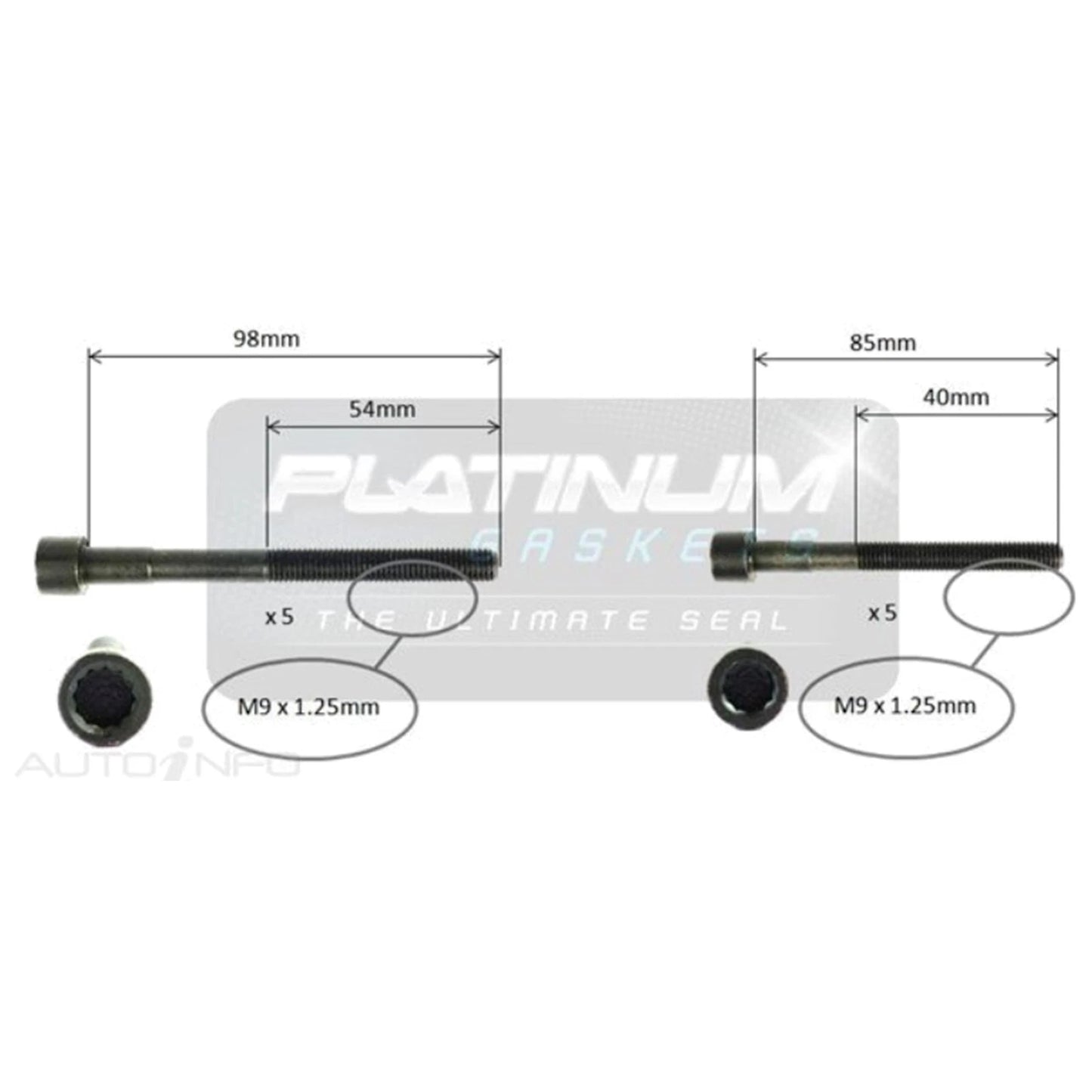 Head Bolt Set Engine for Toyota Starlet EP82/EP91 (1992–1999)