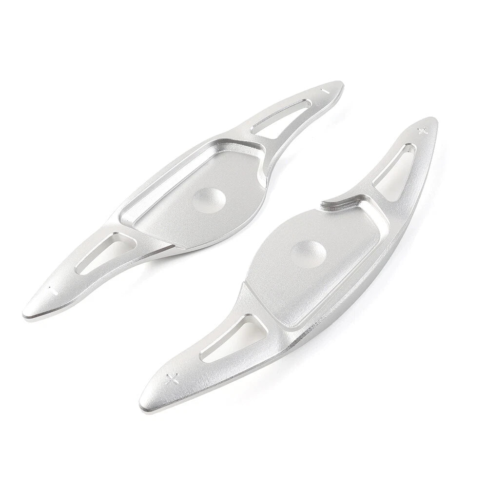 Silver Steering Wheel Paddle Shifter Extensions for Hyundai G90 (2018-2023)