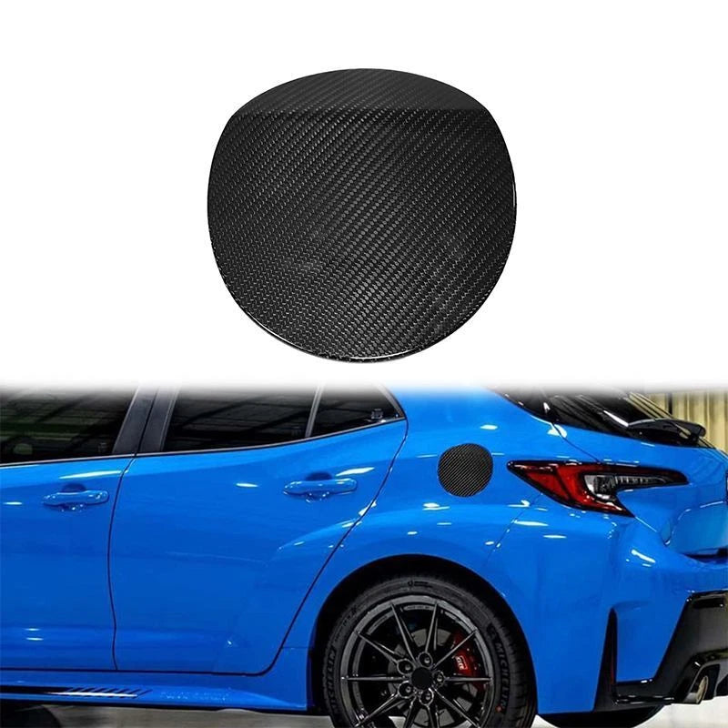 Carbon Fiber Fuel Tank Cap Cover Trim for Toyota Corolla GR 2023-2025