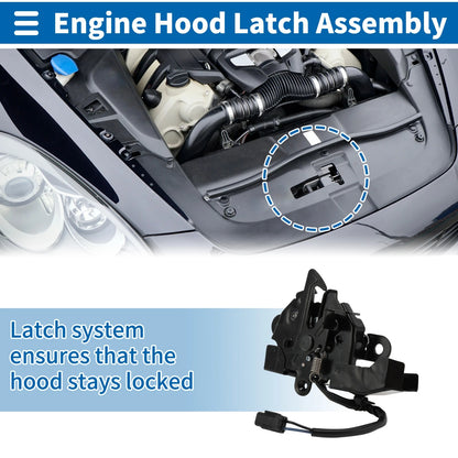 Hood Latch Assembly 1 Pcs for Toyota Sienna (2011–2020)