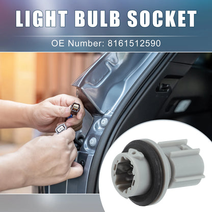 Light Bulb Socket for Toyota RAV4 2013-2018 (2 x Plastic Sockets)