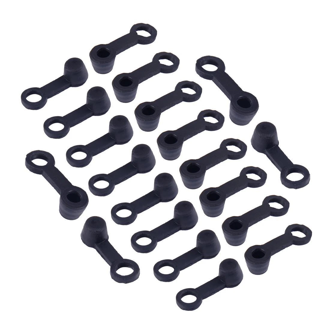 40pcs Brake Bleeder Screw Caps Rubber Dust Covers