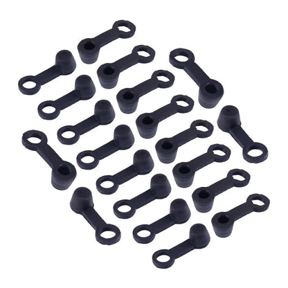 40pcs Brake Bleeder Screw Caps Rubber Dust Covers