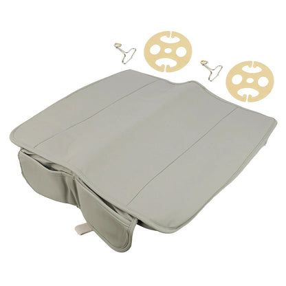 Universal Grey PU Leather Car Front Seat Cover Protector for All Models