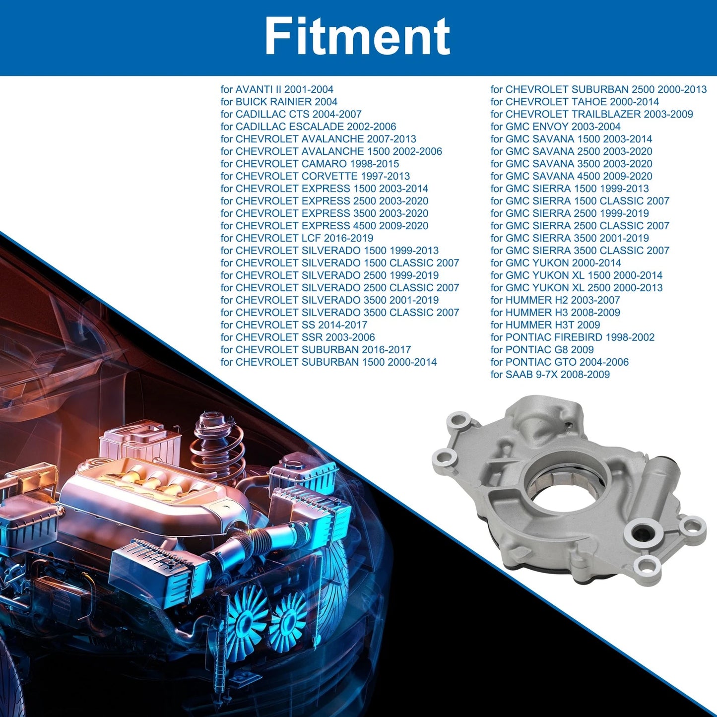 Engine Oil Pump for AVANTI II (2001–2004)