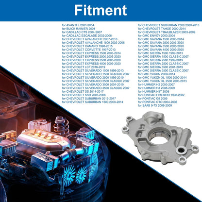 Engine Oil Pump for AVANTI II (2001–2004)