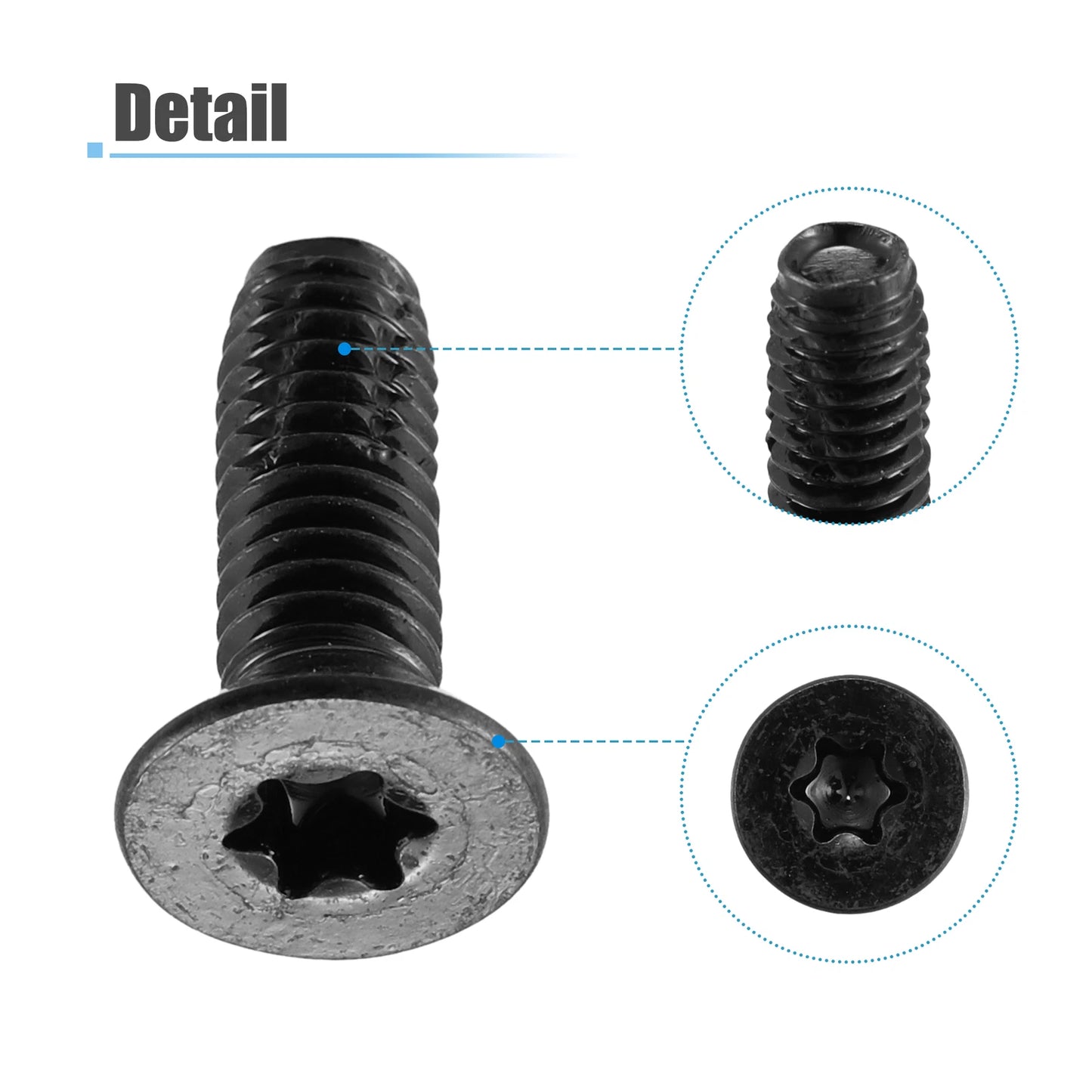 10 x Torx Screws for Jeep Wrangler CJ7 YJ TJ Tailgates (1976-2006)