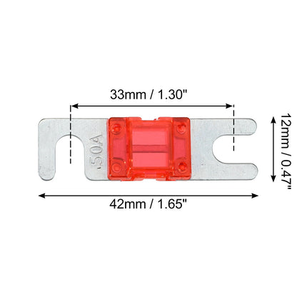 10pcs 50A AFS Mini ANL Fuses for Car Truck Motorcycle