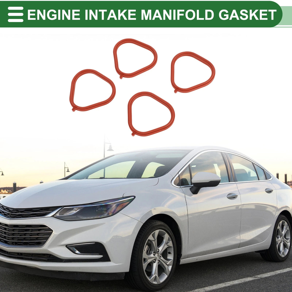 4x Engine Intake Manifold Gasket for Chevrolet Cruze (2009 - 2024)