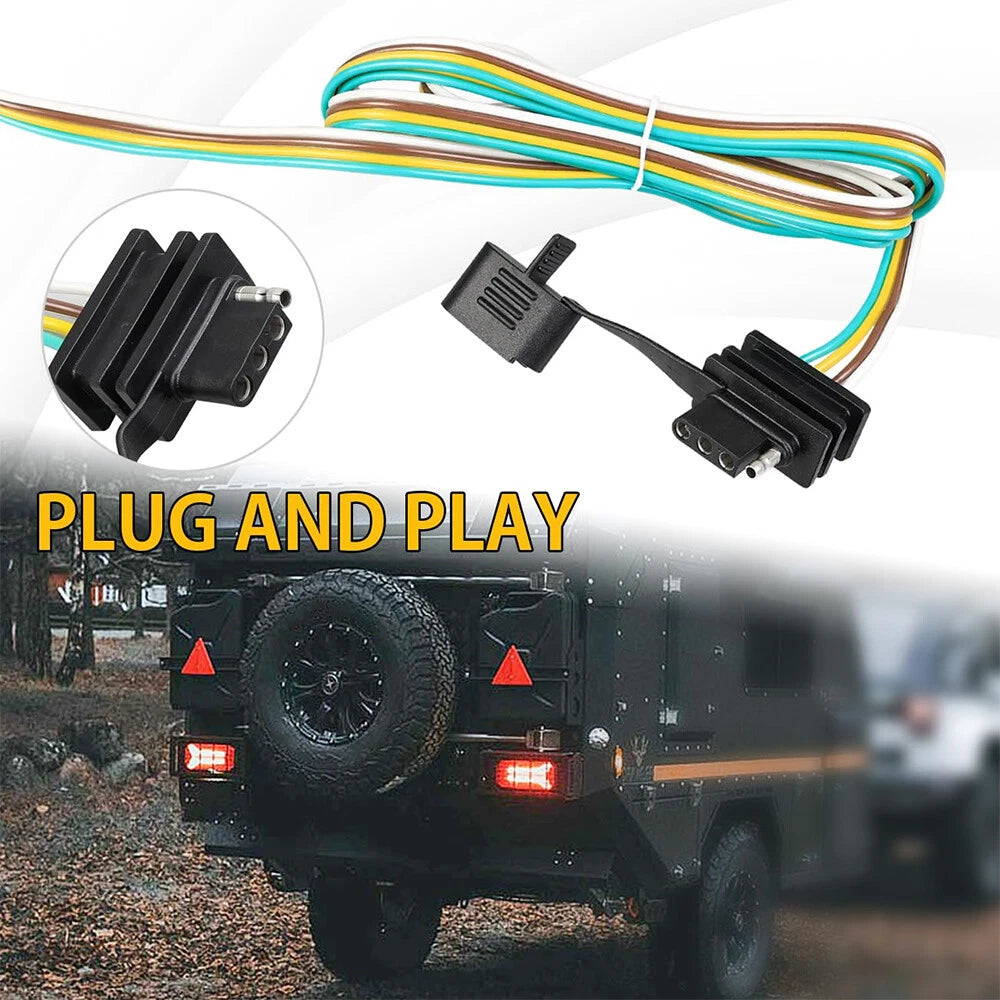Ford Bronco Trailer Hitch Wiring Harness 4-Pin Connector for Ford Bronco