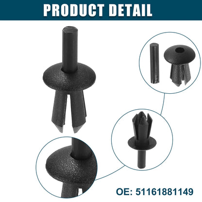 30 x Fender Liner Clips for BMW 128i (2008-2013)