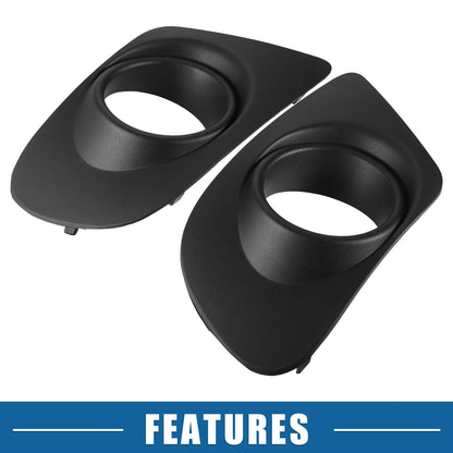2 x Front Fog Light Grille Covers for Dodge Journey (2011-2019)