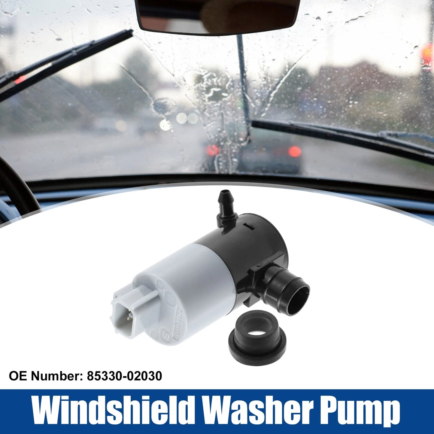 1x Windshield Washer Pump for Toyota Corolla (2007–2013)