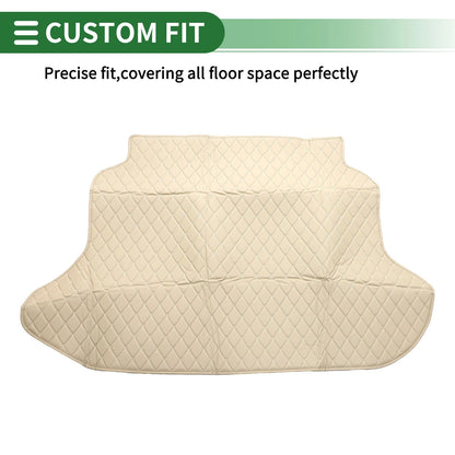 3D Diamond Pattern Beige Cargo Liner Trunk Mat for Honda CR-V (2002-2006)