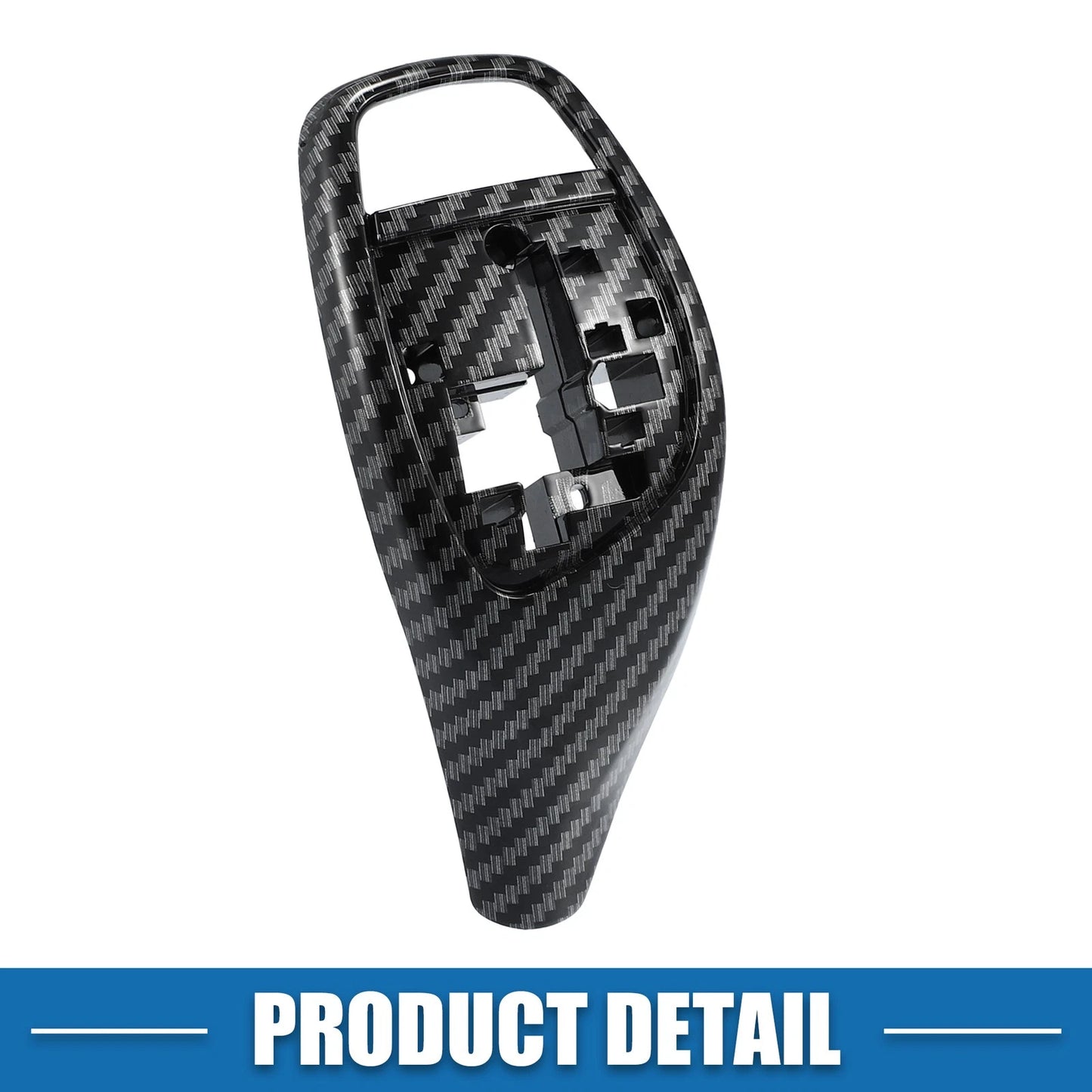 Gear Shift Lever Cover for BMW 1 2 3 4 5 6 7 Series X3 X4 Carbon Fiber (2006-2023)