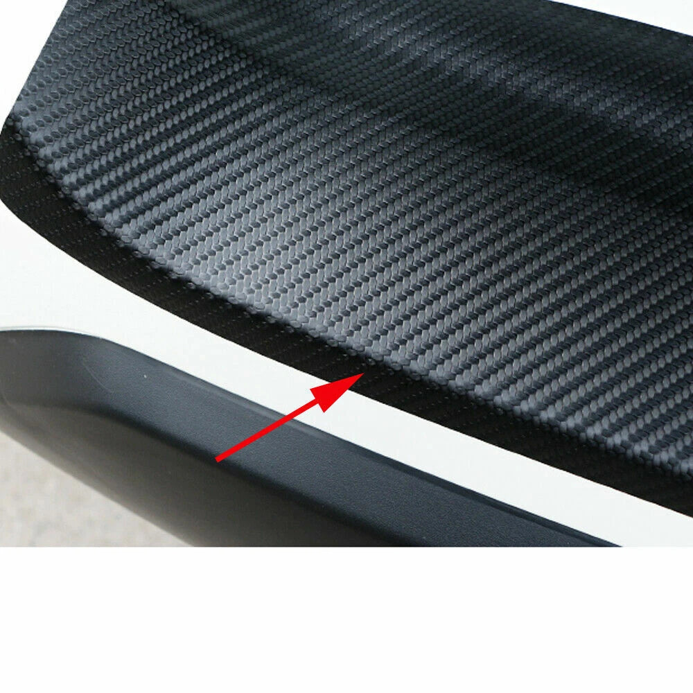 2x PU Leather Rear Bumper Protector Plate Cover for Mazda 3 (2020–2024)