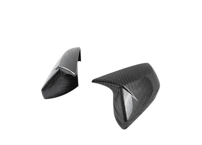 Carbon Fiber Rearview Mirror Lid Cover Trim for Cadillac ATS (2013-2018)