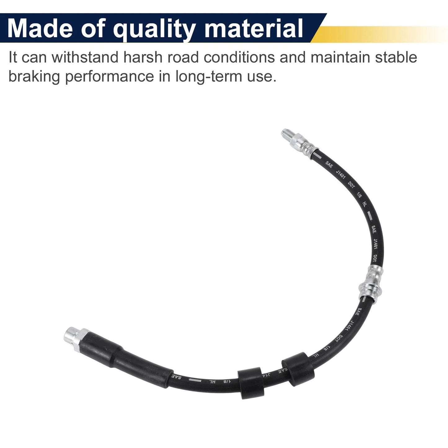Front Brake Hose for BMW X1 2016-2019 Hydraulic Hose 2 x 34306787317