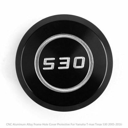 CNC Hole Cover Guard Black for Yamaha T-Max 530 (2005-2016)