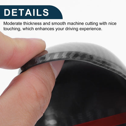 Carbon Fiber Black Gear Shift Knob Cover for Honda Accord (2013-2017)