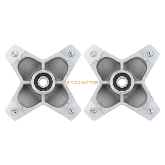 2 x Front Wheel Hubs w/Studs Seals Bearings for Yamaha Raptor 660R 700 YFZ450 450R