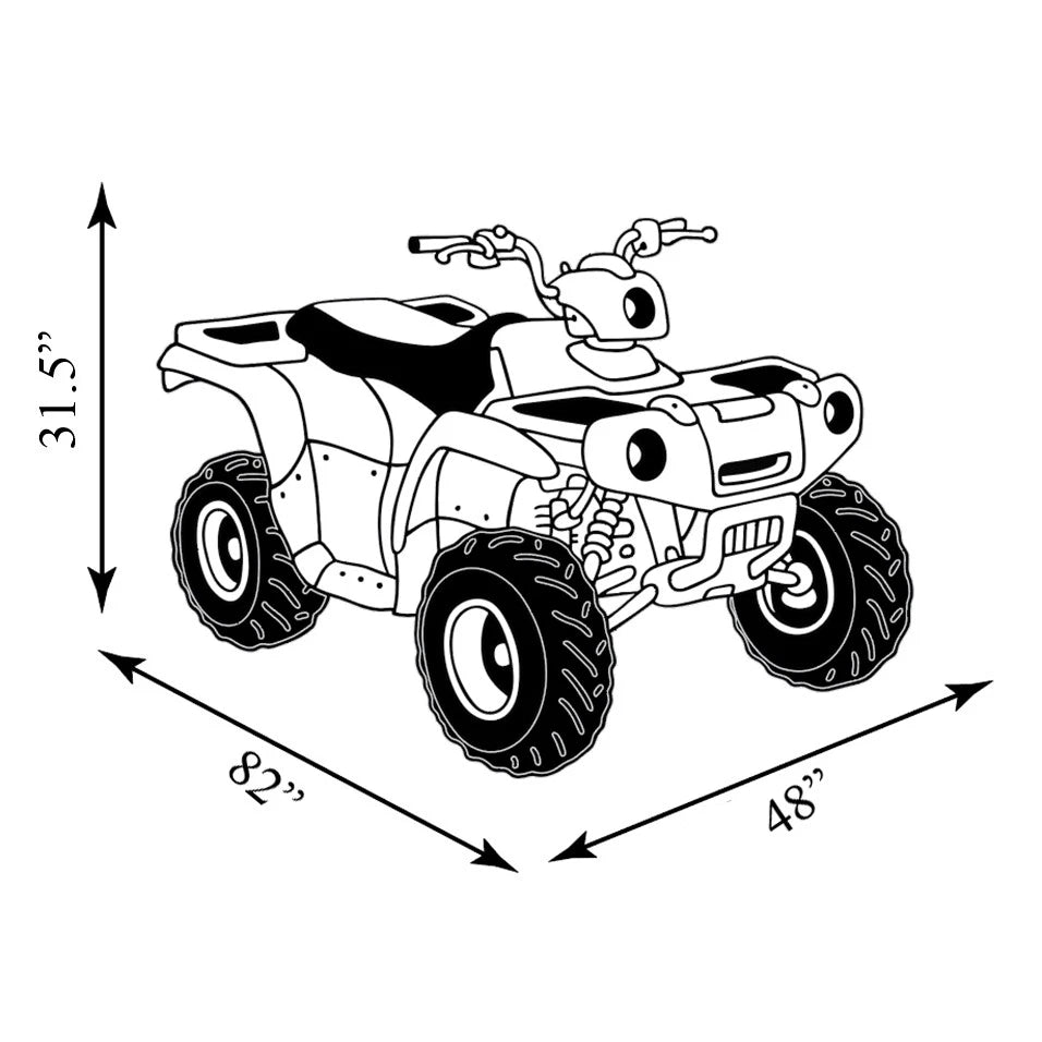 ATV Cover Universal Water Resistant Fits Up To 800cc