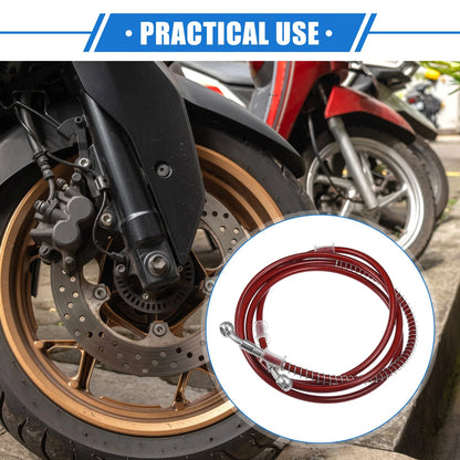 220cm 10mm Hydraulic Brake Hose Line Pipeline for Motorcycle Red