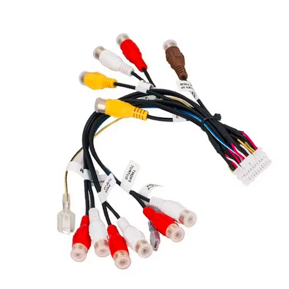 24Pin Audio RCA Wire Harness for Pioneer Avic-F900Bt, Avic-F90Bt (2007-2010)