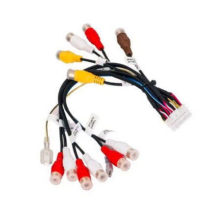 24Pin Audio RCA Wire Harness for Pioneer Avic-F900Bt, Avic-F90Bt (2007-2010)