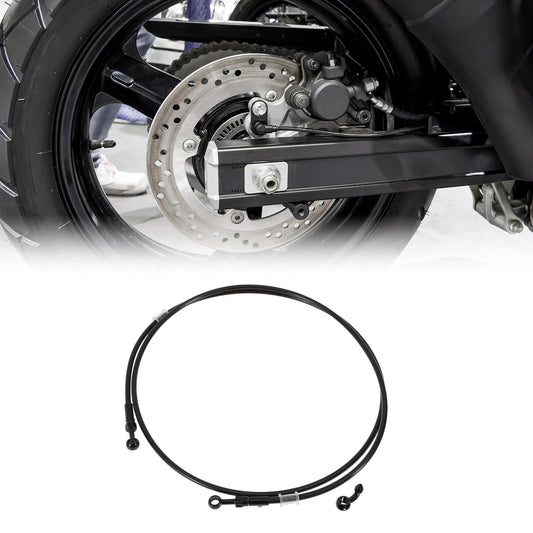 200cm Brake Clutch Oil Hose Line Nylon Stainless Steel Braided PU for Bike